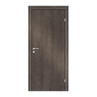 Полотно дверное Olovi, глухое, дуб графит, б/п, б/ф (600х2000 мм)